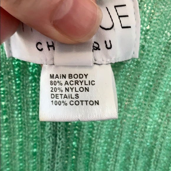 ✨ Anthropologie The Cue Cher Qu Shrug Sz L - Picture 5 of 5